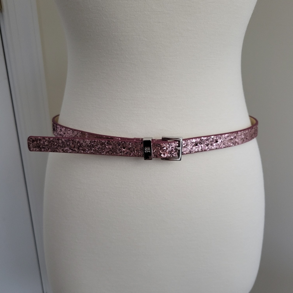 Pink Glitter Belt by New York & Co